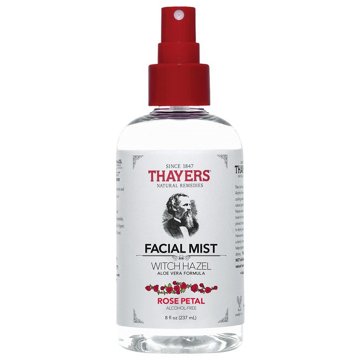 Thayers Witch Hazel Rose Petal Facial Mist, 8 oz
