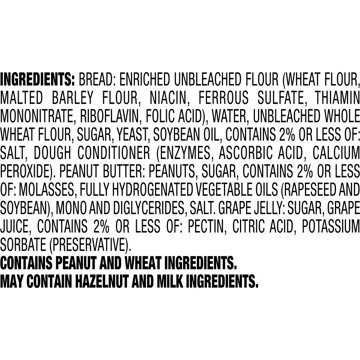 Smucker's Uncrustables Frozen Sandwiches - Peanut Butter & Grape Jelly