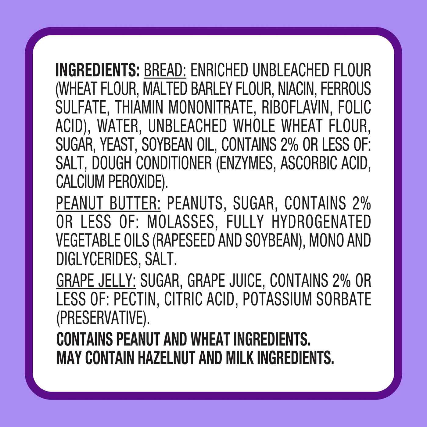 Smucker's Uncrustables Frozen Sandwiches - Peanut Butter & Grape Jelly; image 6 of 7