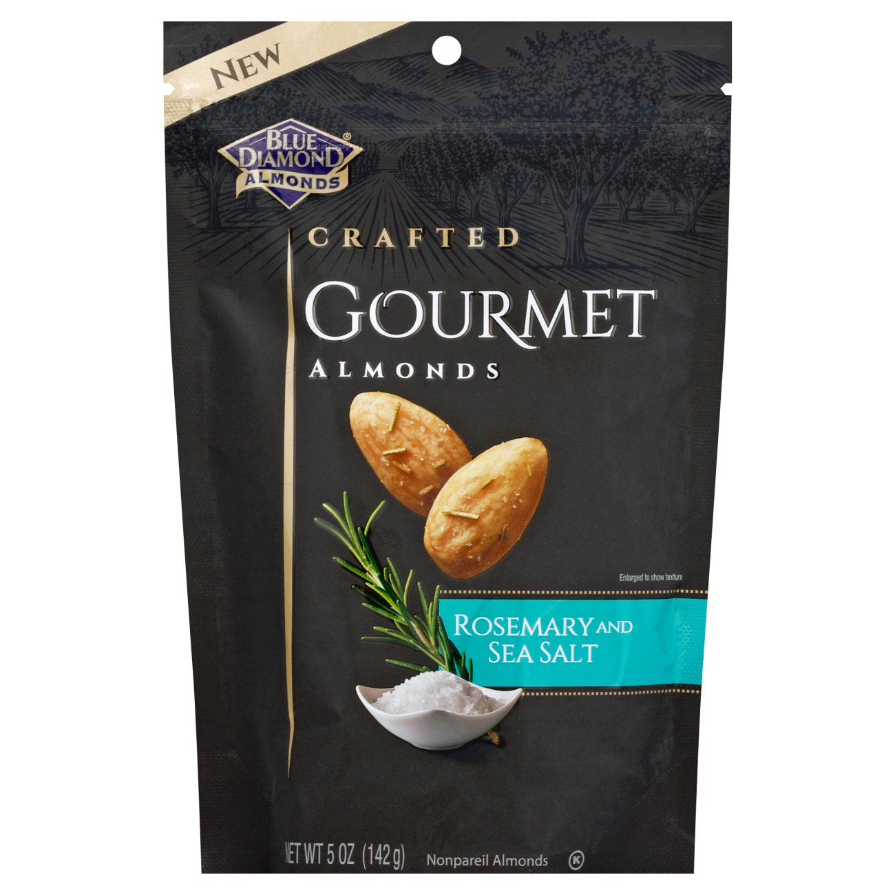 Blue Diamond Rosemary & Sea Salt Crafted Gourmet Almonds Shop Nuts