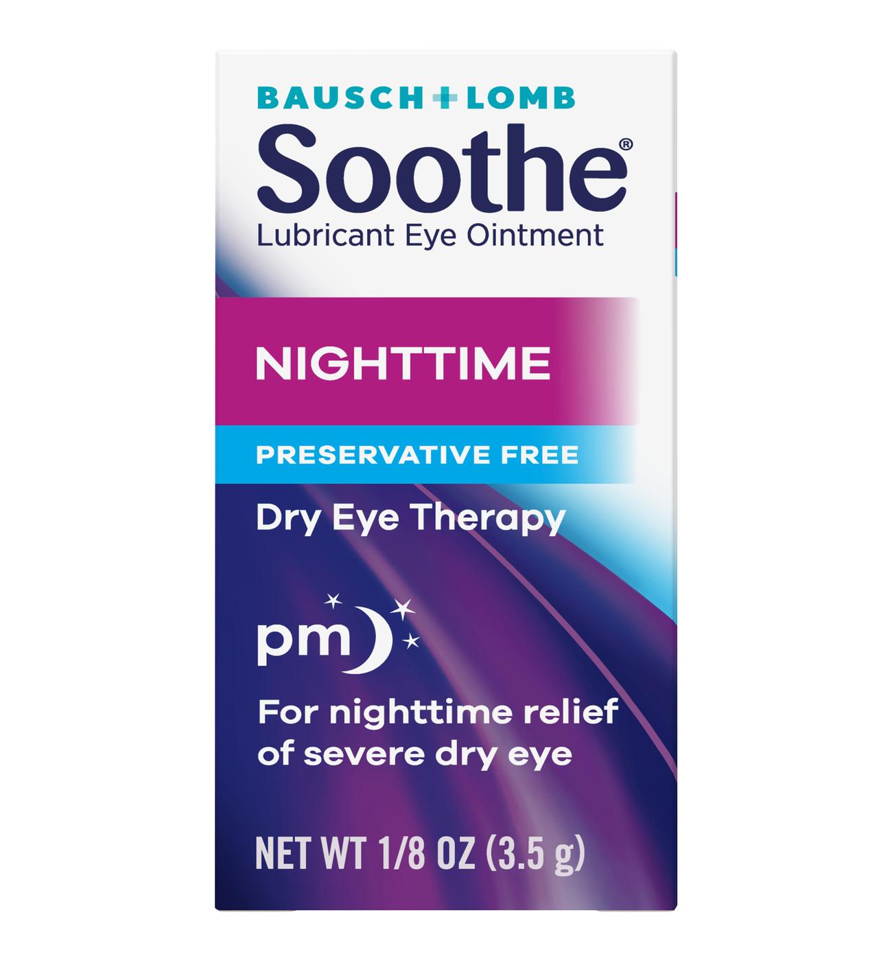 Bausch & Lomb Soothe Nighttime Dry Eye Ointment; image 1 of 4