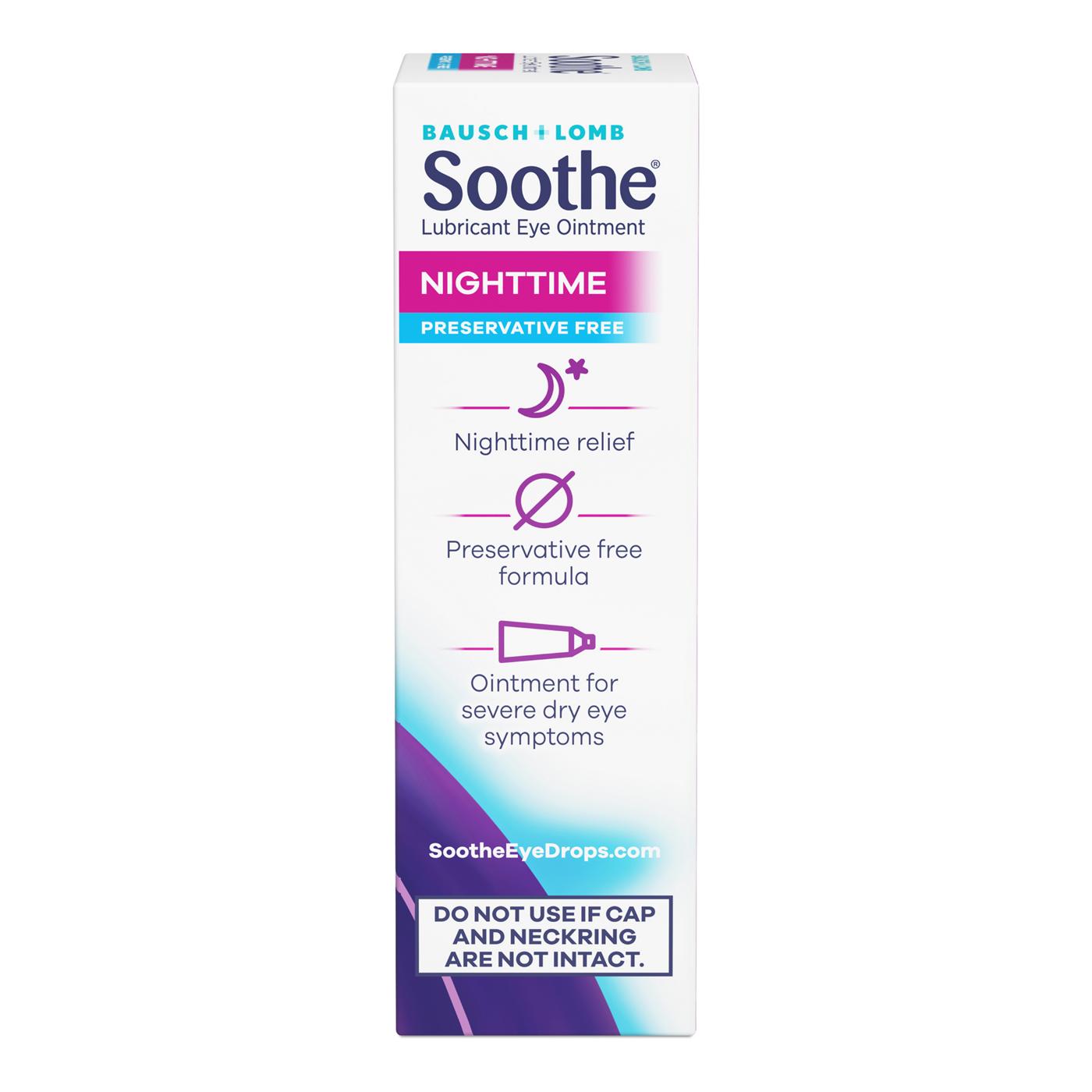 Bausch & Lomb Soothe Nighttime Dry Eye Ointment; image 4 of 4
