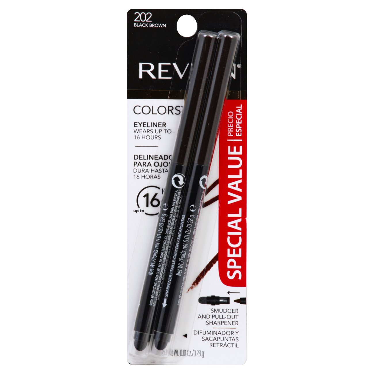 Revlon ColorStay Eyeliner 202 Black Brown Shop Eyes at HEB