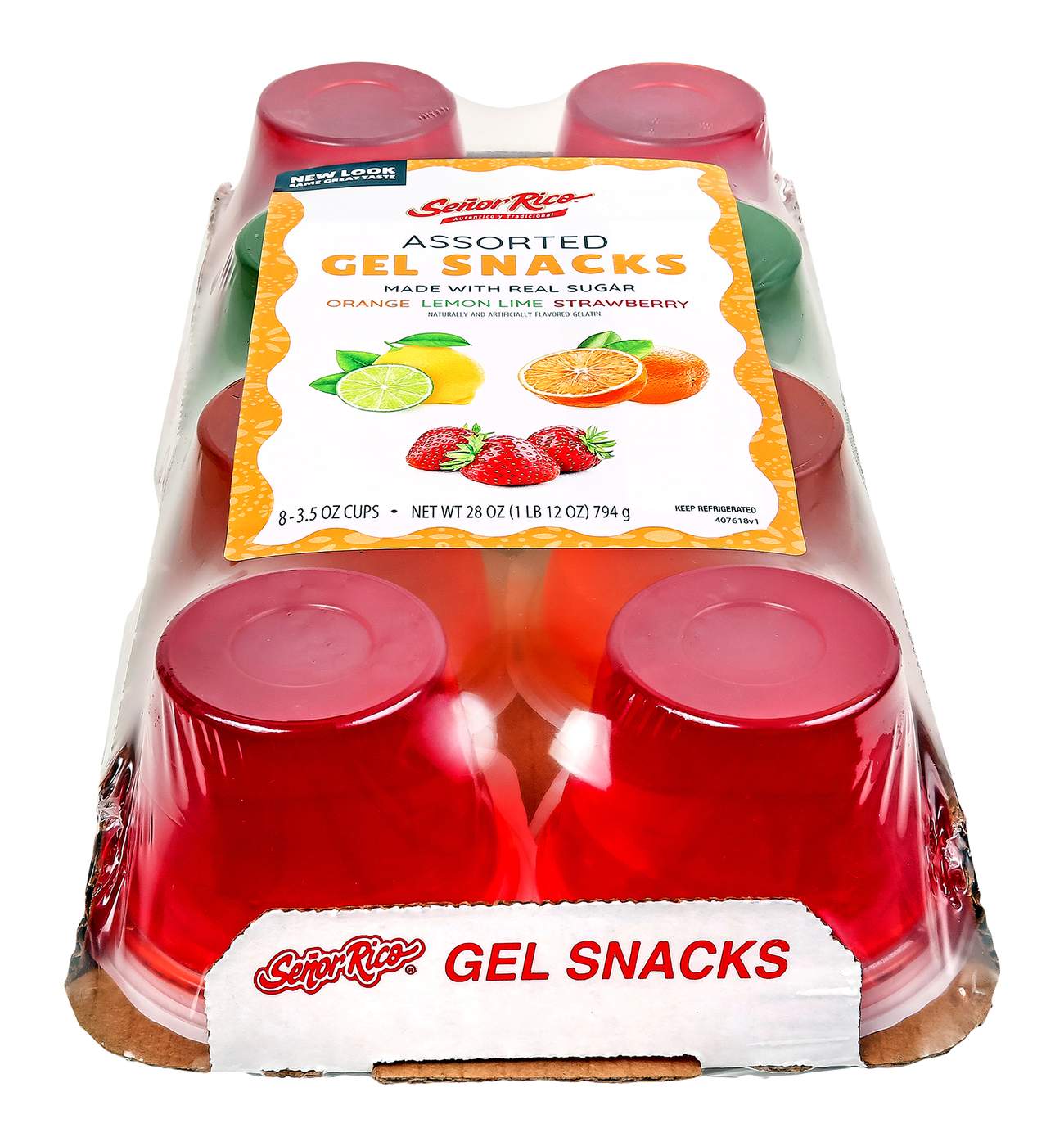 Senor Rico Gel Snacks - Assorted Flavors, 8 ct; image 2 of 2