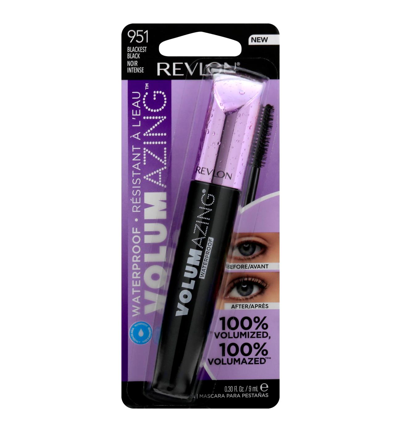 Revlon Volumazing Mascara, Blackest Black Waterproof; image 1 of 2