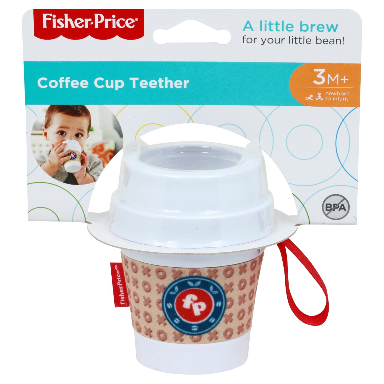 fisher price coffee teether