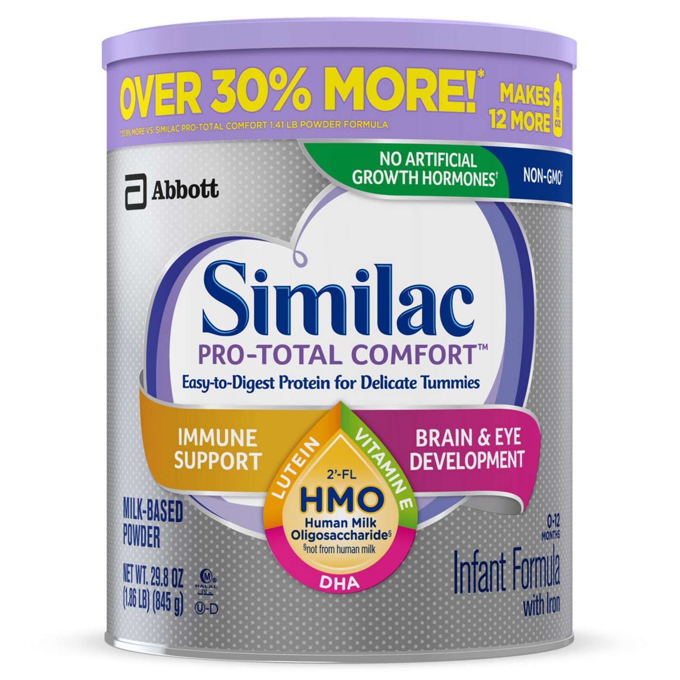 Similac ProTotal Comfort NonGMO with 2'FL HMO Infant Formula with Iron Powder; image 1 of 2