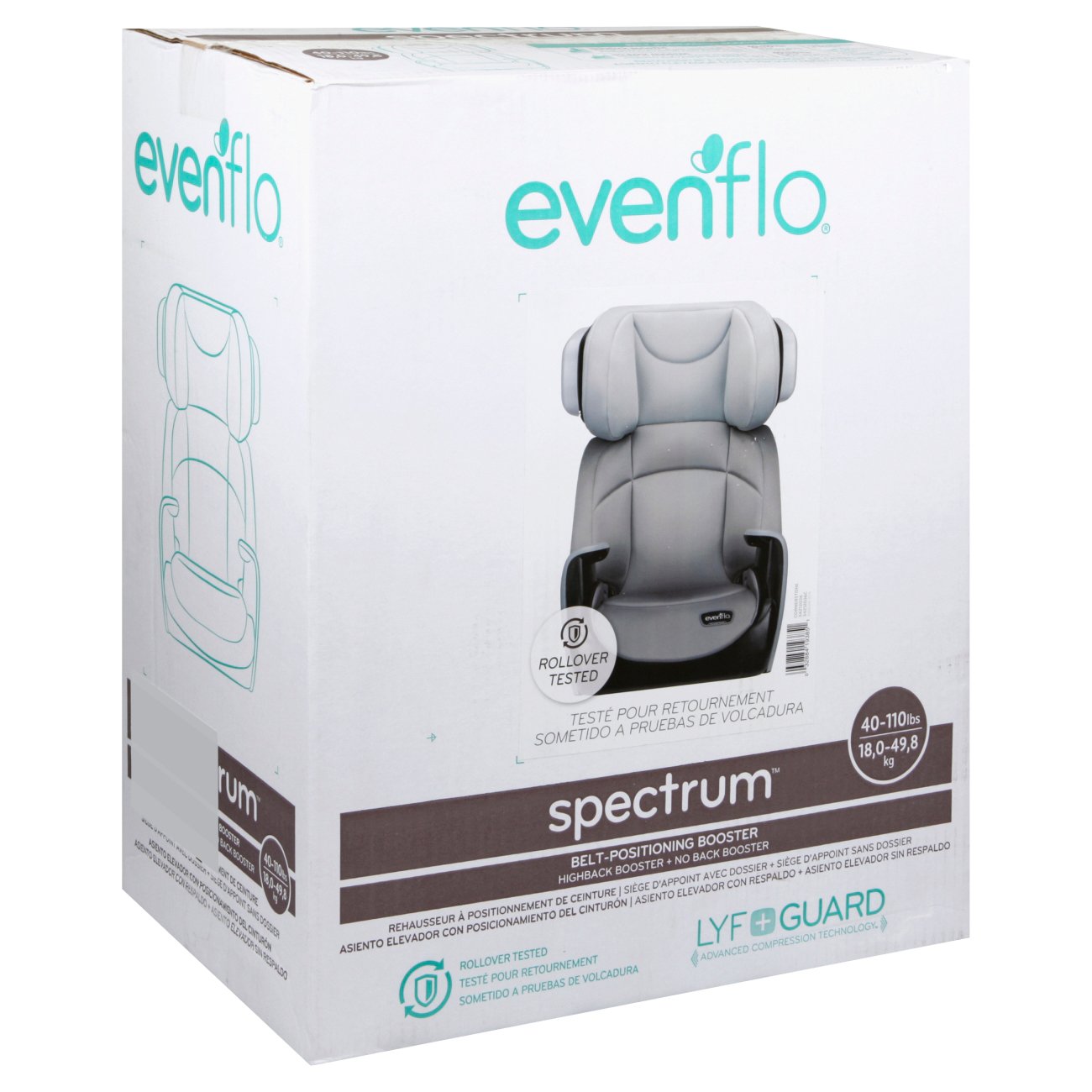 Evenflo Spectrum High Back Booster Seat 2024 kalamaja.ee