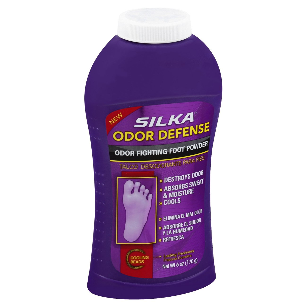 Silka Odor Defense Foot Powder - Shop Foot Care at H-E-B