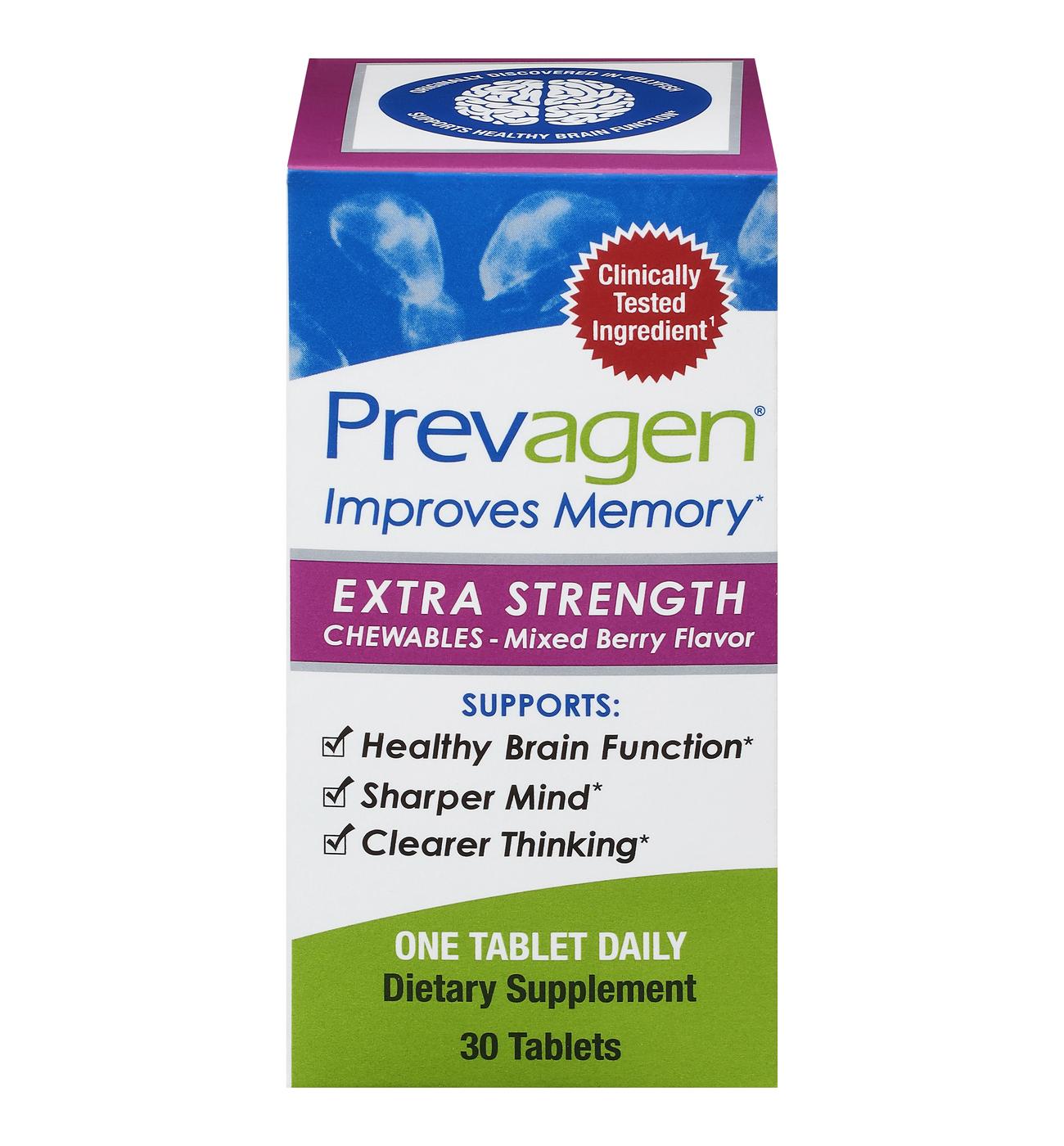 Prevagen Improves Memory Chewable Tablets - Mixed Berry; image 1 of 2