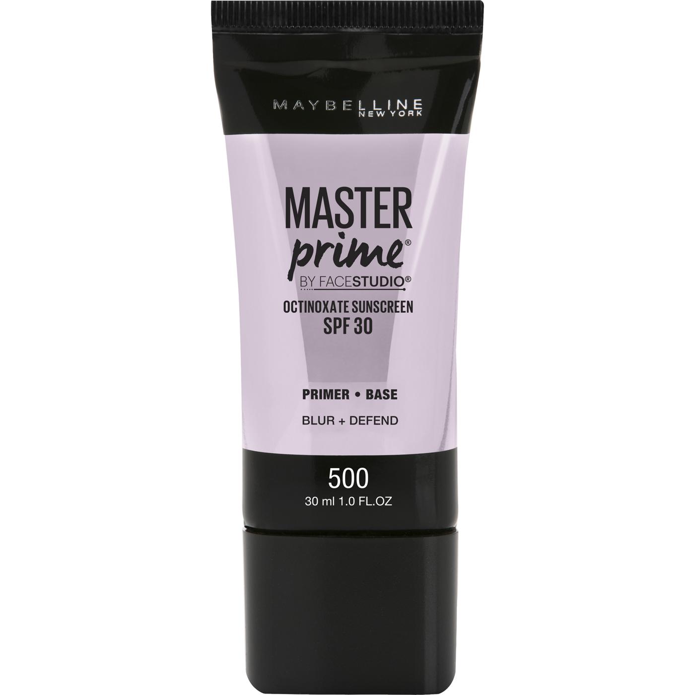 Maybelline Facestudio Master Prime Primer, Blur+ Defend; image 1 of 2