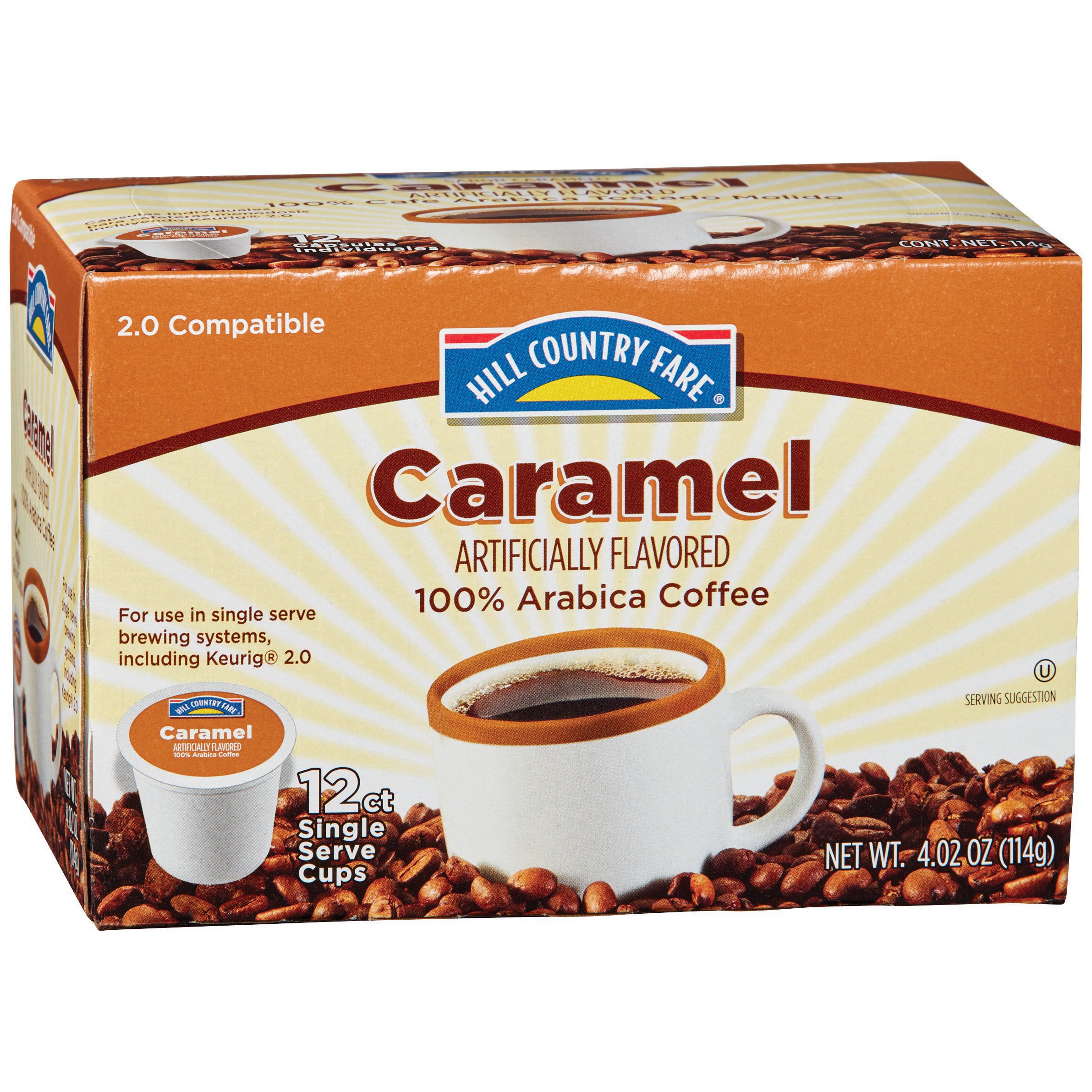 Hill Country Fare Caramel Creme Single Serve Coffee Cups - Shop Coffee ...