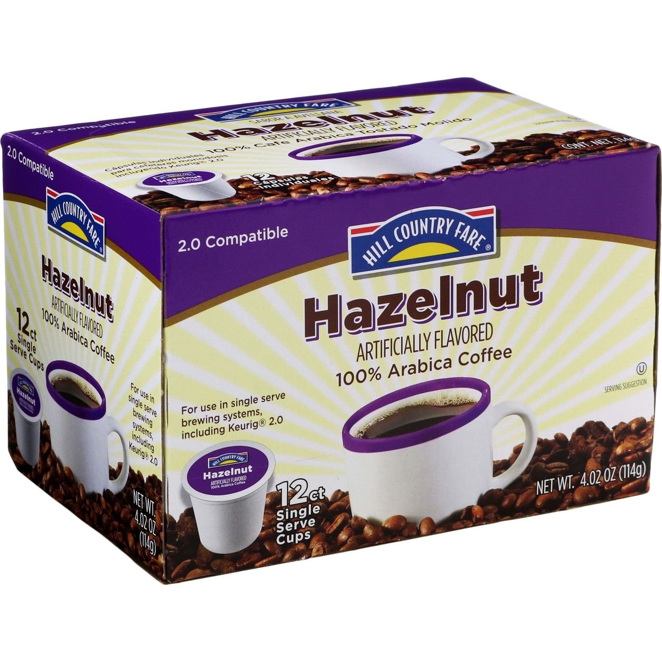 Hill Country Fare Hazelnut Single Serve Coffee Cups Shop Coffee at HEB