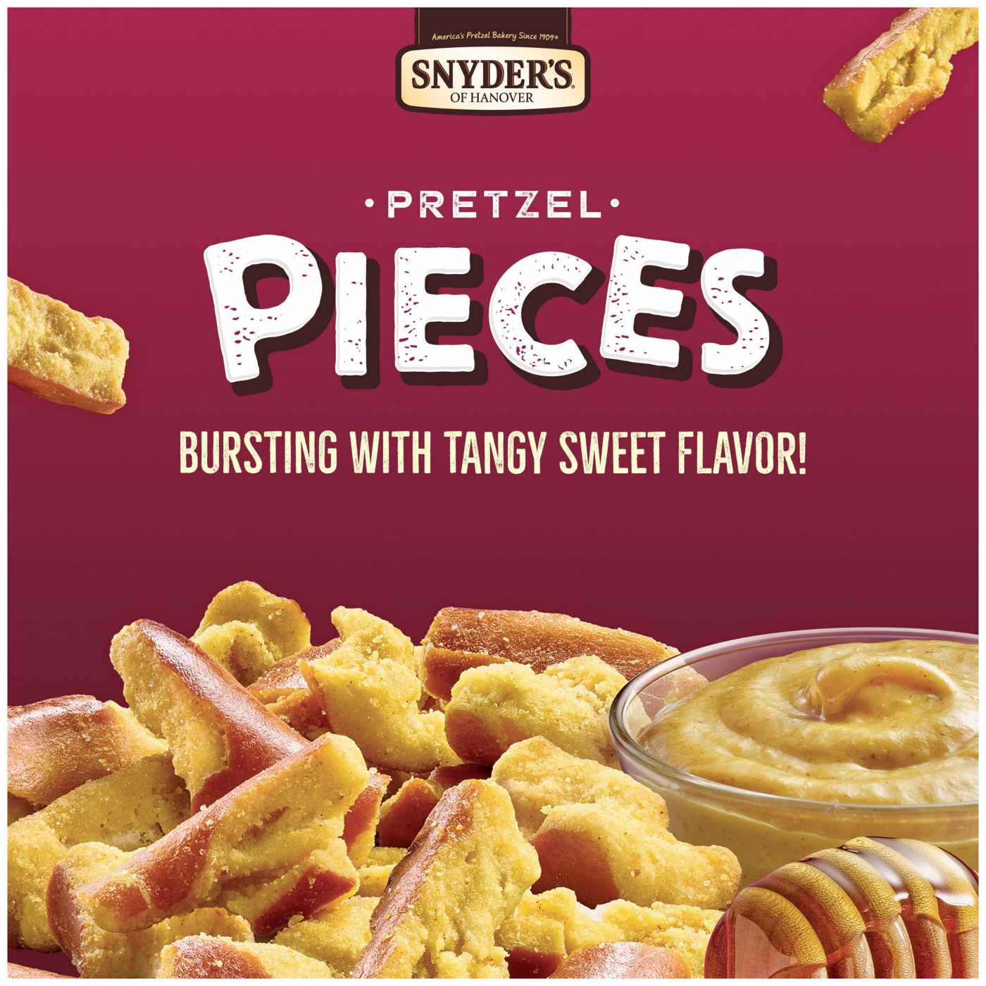 Snyder's of Hanover Honey Mustard & Onion Pretzel Pieces; image 2 of 8