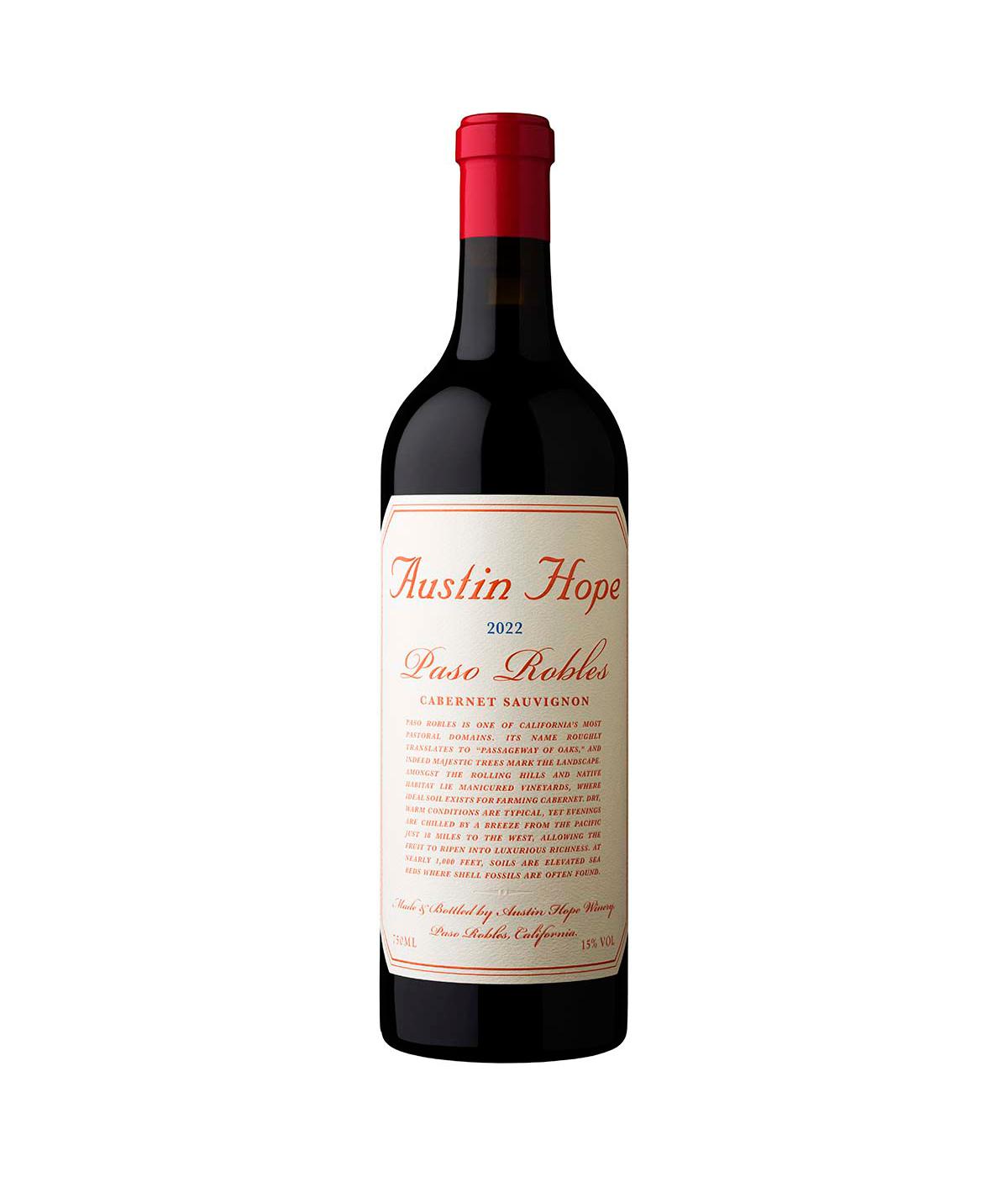 Austin Hope Paso Robles Cabernet Sauvignon California Red Wine; image 1 of 5