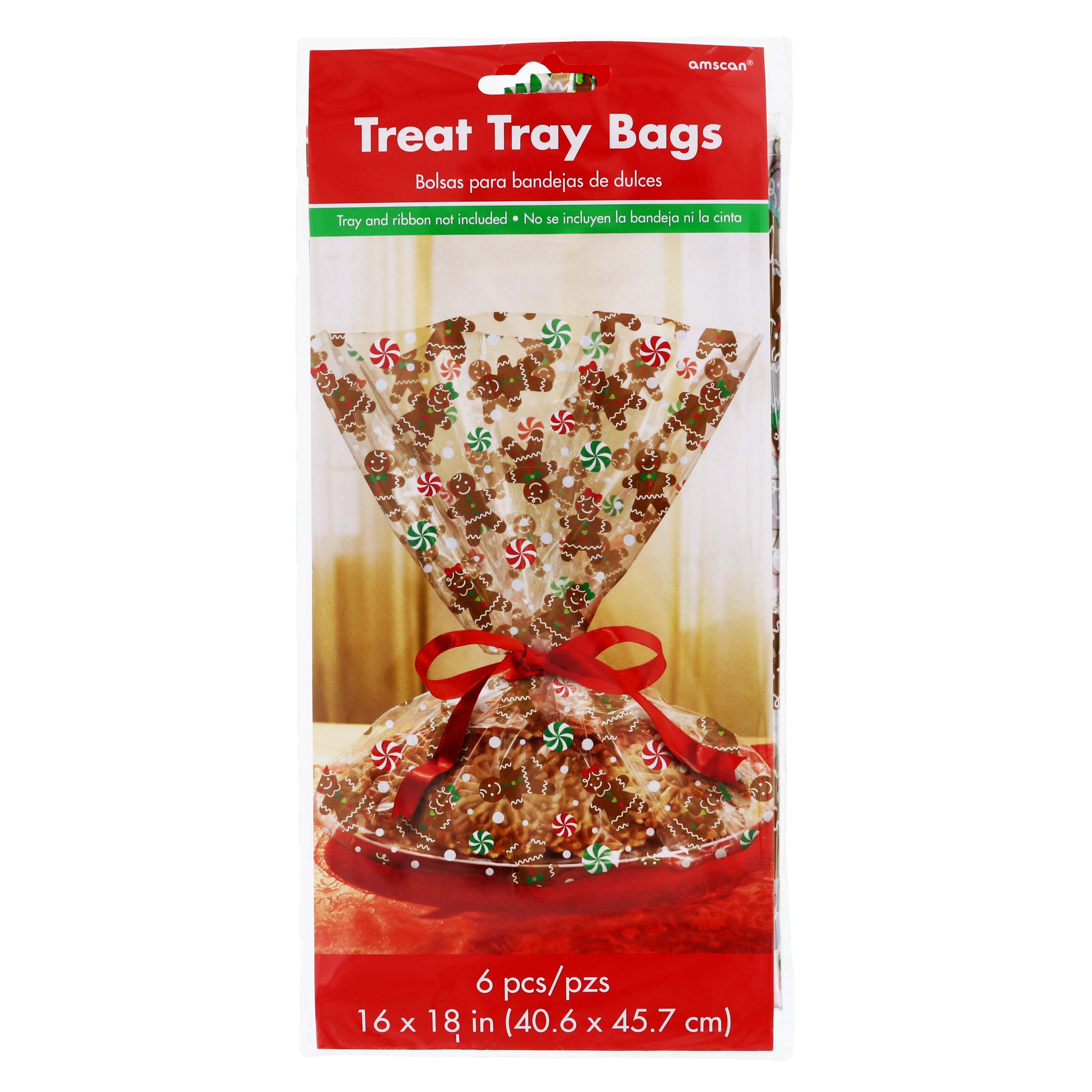 Amscan Gingerbread Treat Tray Bags Shop Food Storage & Wraps at HEB