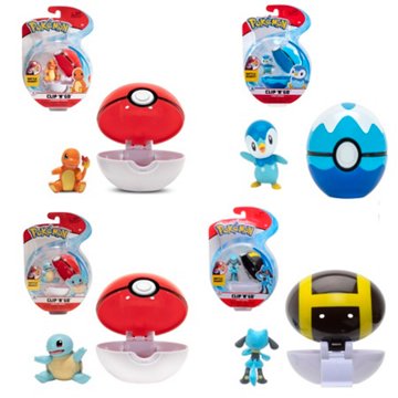 Pokemon Clip N Go, Assorted