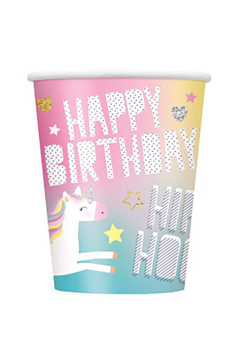 Unique Unicorn Party Theme Paper Cups; image 1 of 2