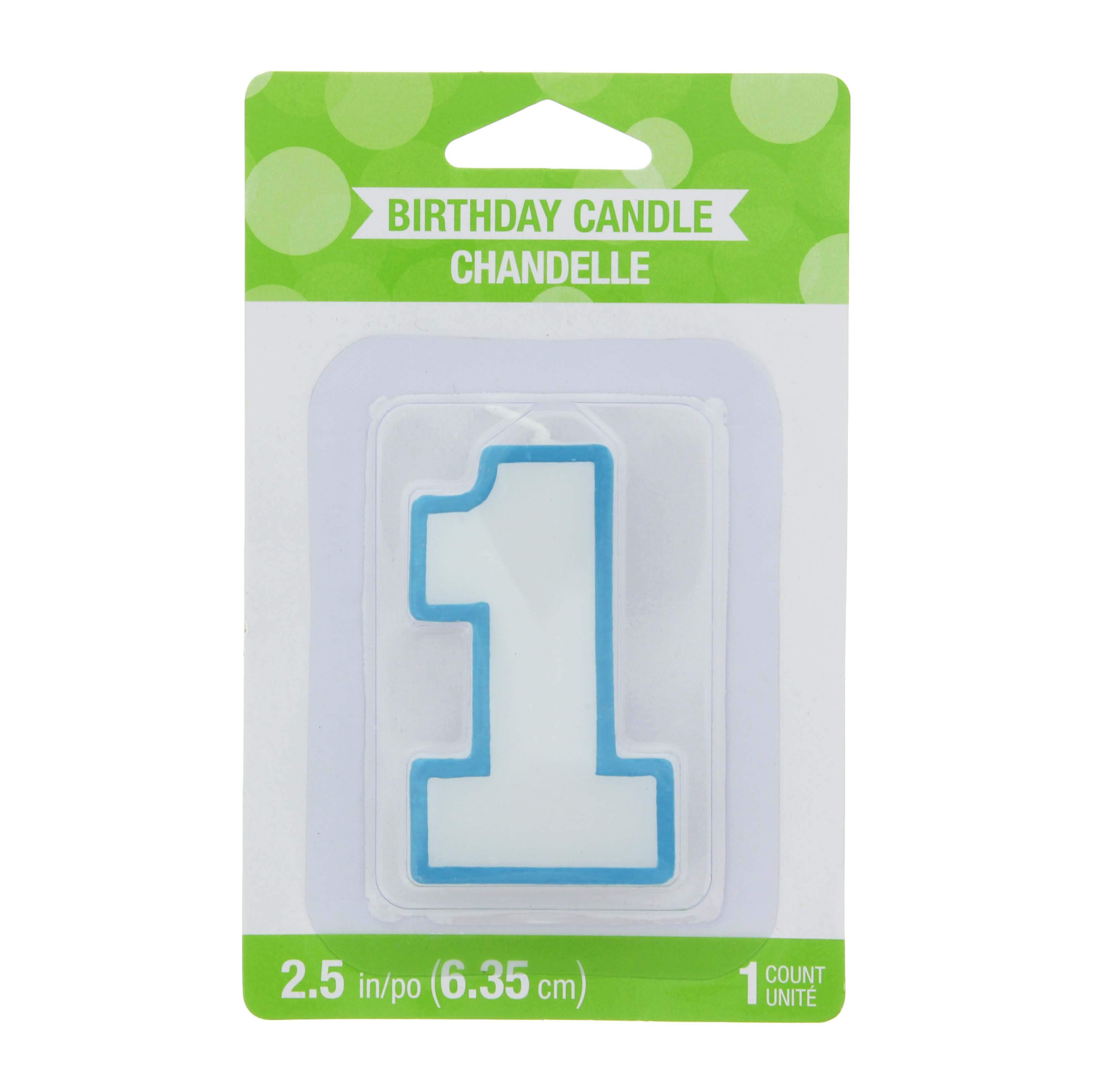 Creative Converting Blue 1 Birthday Candle Shop Birthday Candles at HEB