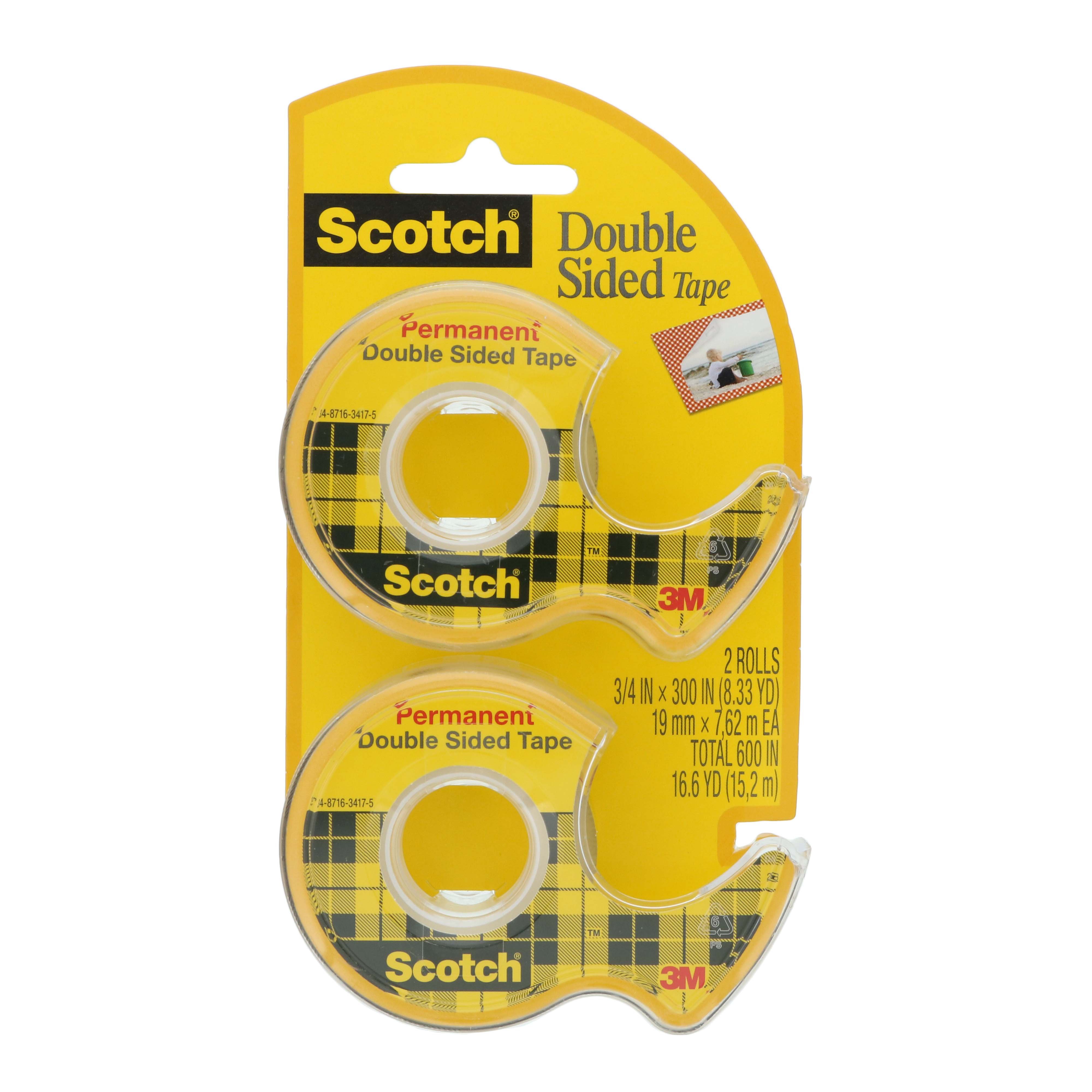3M SCOTCH Adhesive tape, double-sided, extra strong, exterior, 19