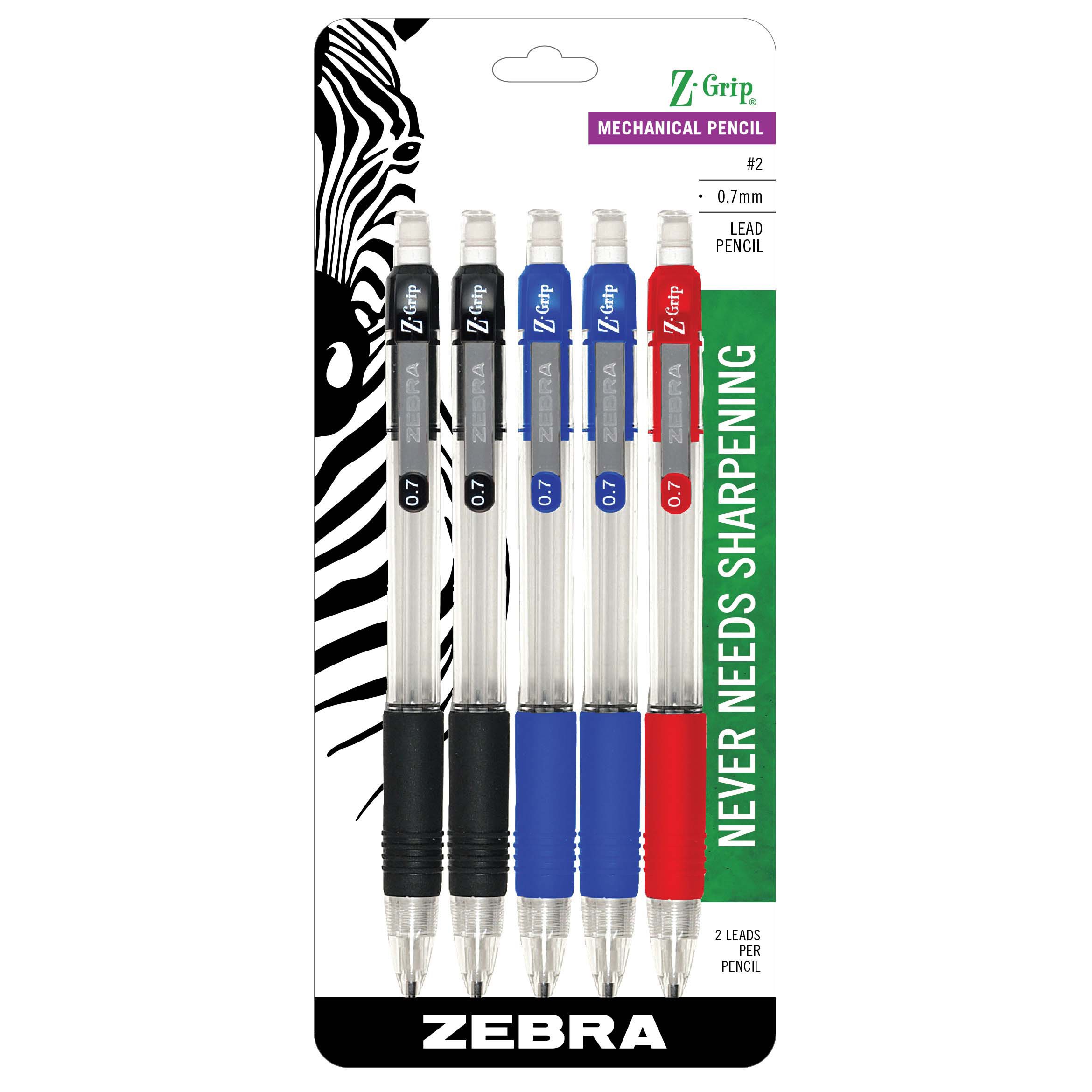 Zebra Pen ZGrip Mechanical Pencil 0.7Mm Shop Pencils at HEB