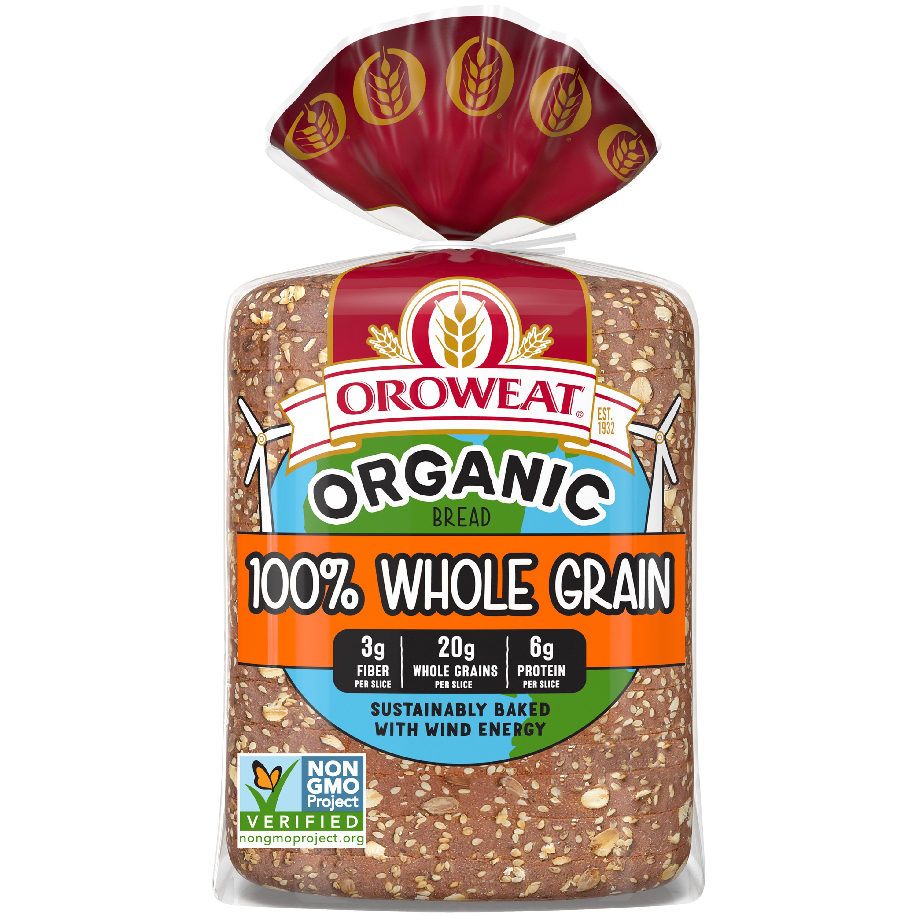 Oroweat Organic 100% Whole Grain Bread - Shop Sliced Bread At H-E-B