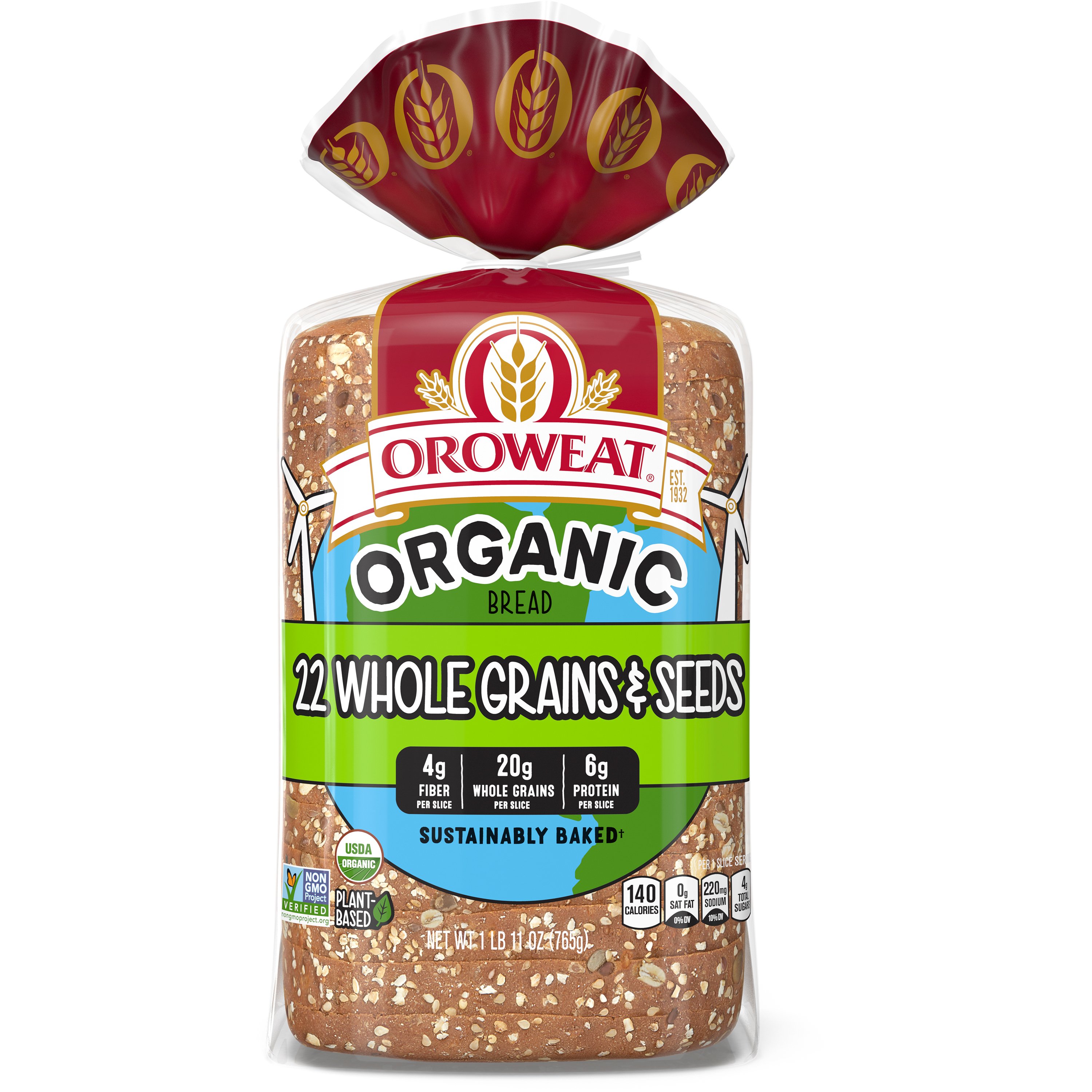 Oroweat Organic 22 Grains & Seeds Bread Shop Bread at HEB