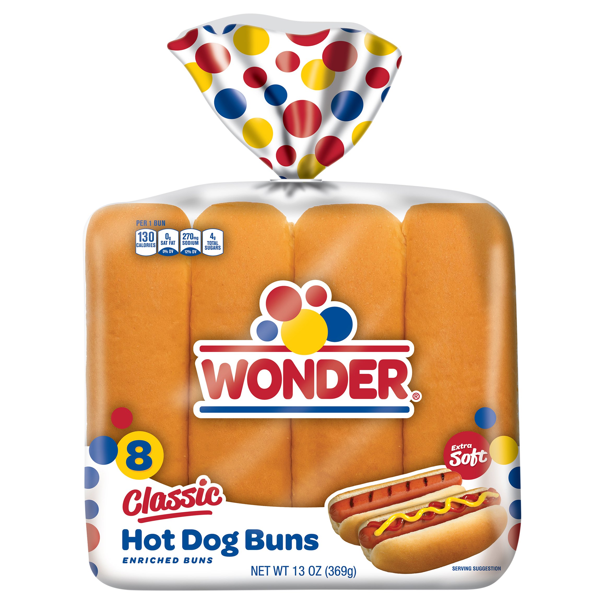 Wonder Hot Dog Buns - Shop Buns & rolls at H-E-B