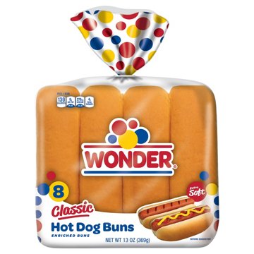Wonder Hot Dog Buns, 8 ct