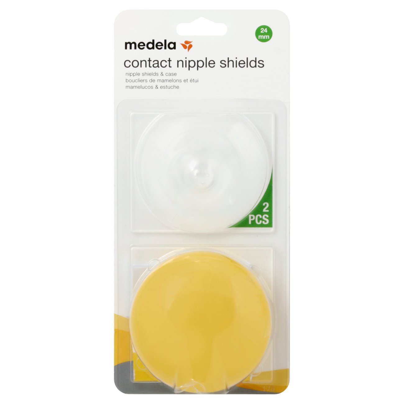 Lansinoh Contact Nipple Shield with Case - 24mm - 2ct