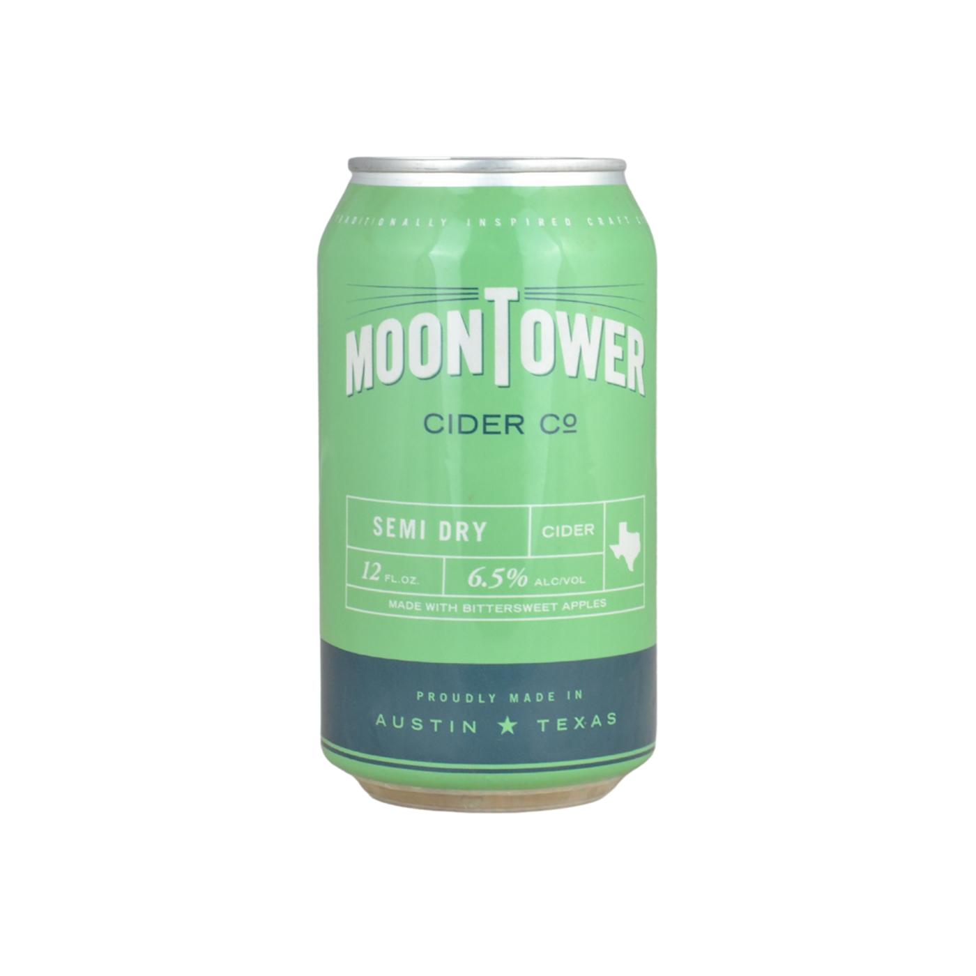MoonTower Cider Co. Semi Dry Cider 12 oz Cans Shop Hard Cider at HEB