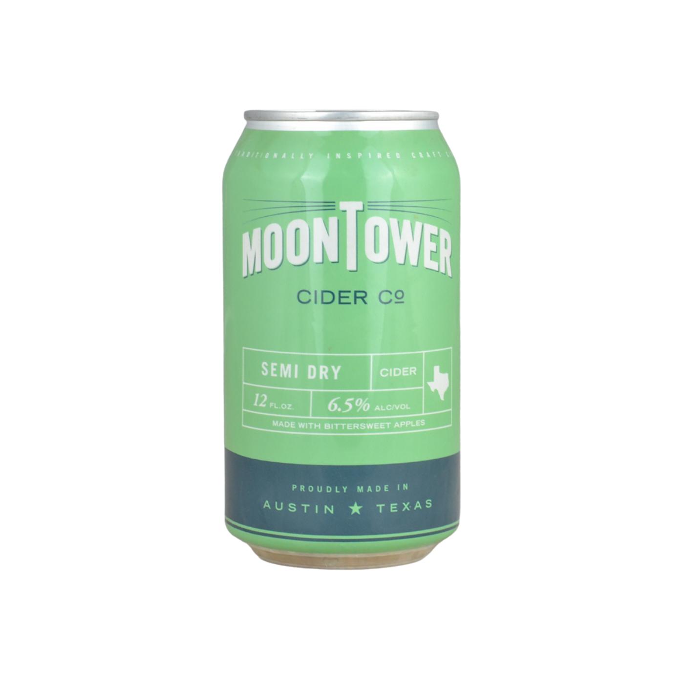 MoonTower Cider Co. Semi Dry Cider 12 oz Cans; image 2 of 2