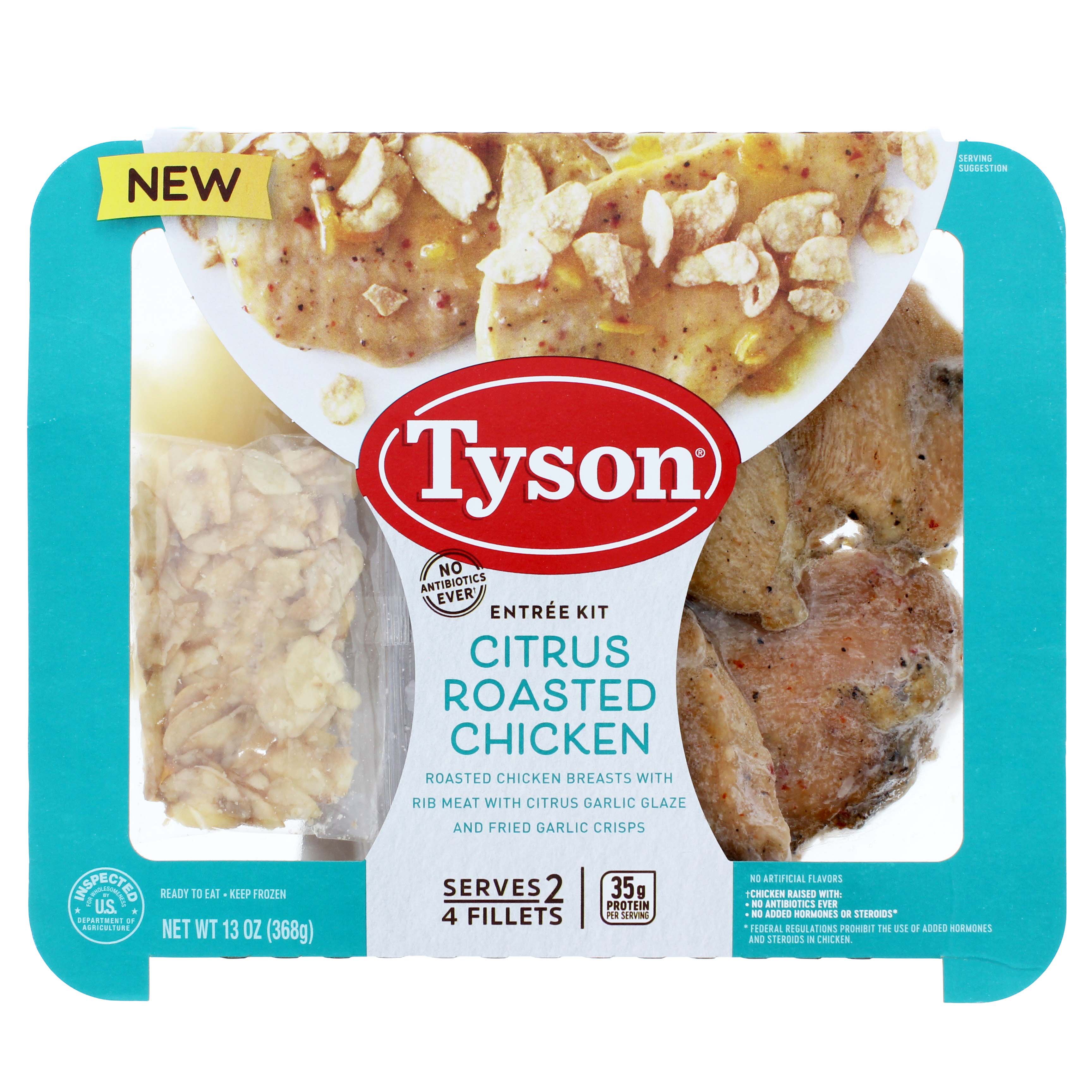 Tyson Citrus Roasted Chicken Entree Kit Shop Entrees & Sides at HEB
