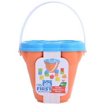 My First Moments Giraffe Shape Sorter Playset, 17 pc