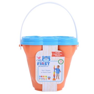 My First Moments Giraffe Shape Sorter Playset, 17 pc