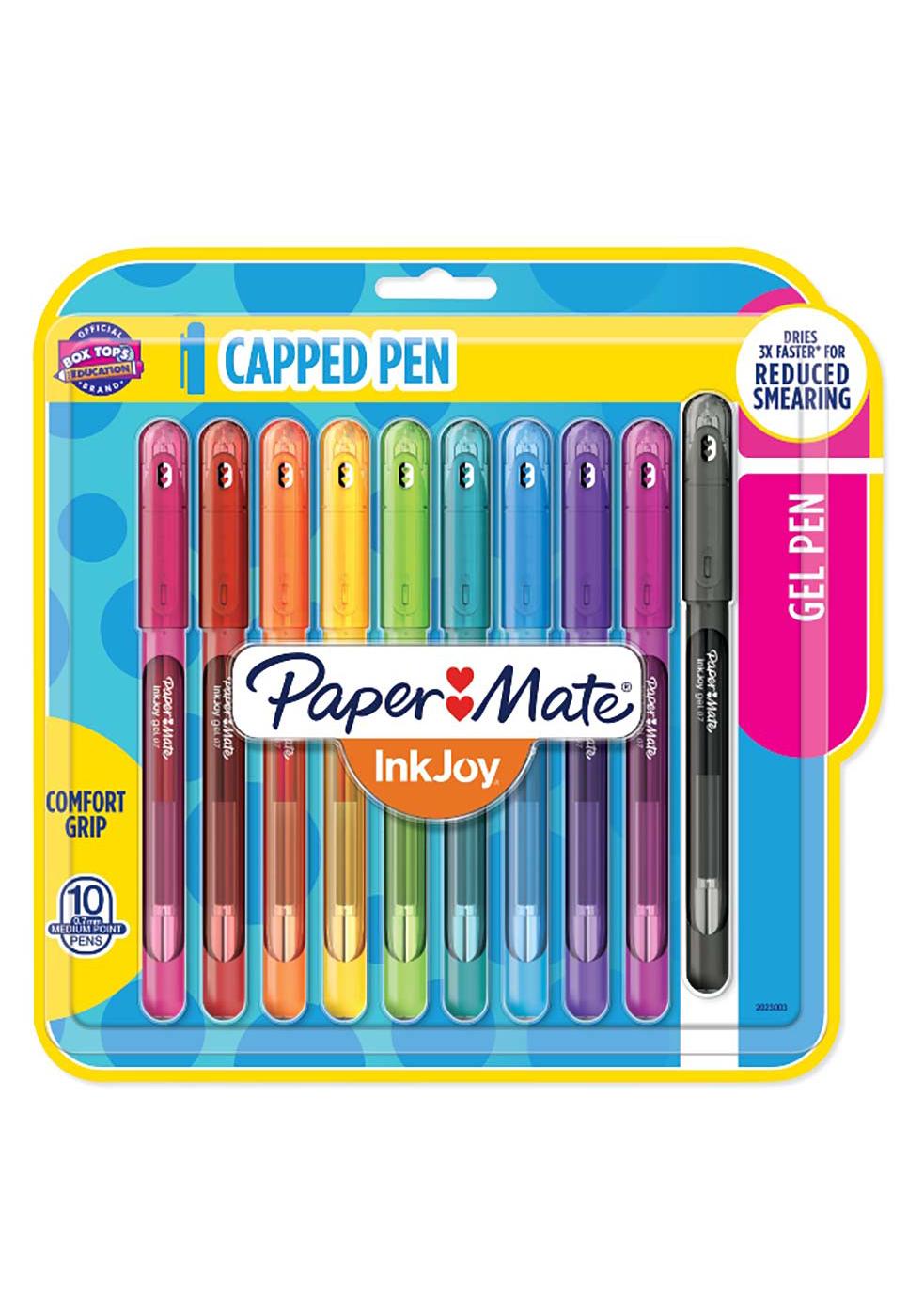 Paper Mate InkJoy Assorted Ink Medium Point Gel Capped Pens - Shop Pens at  H-E-B