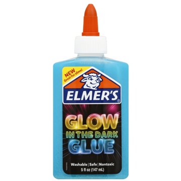 Elmer's Glow In The Dark Liquid Glue - Blue, 5 oz