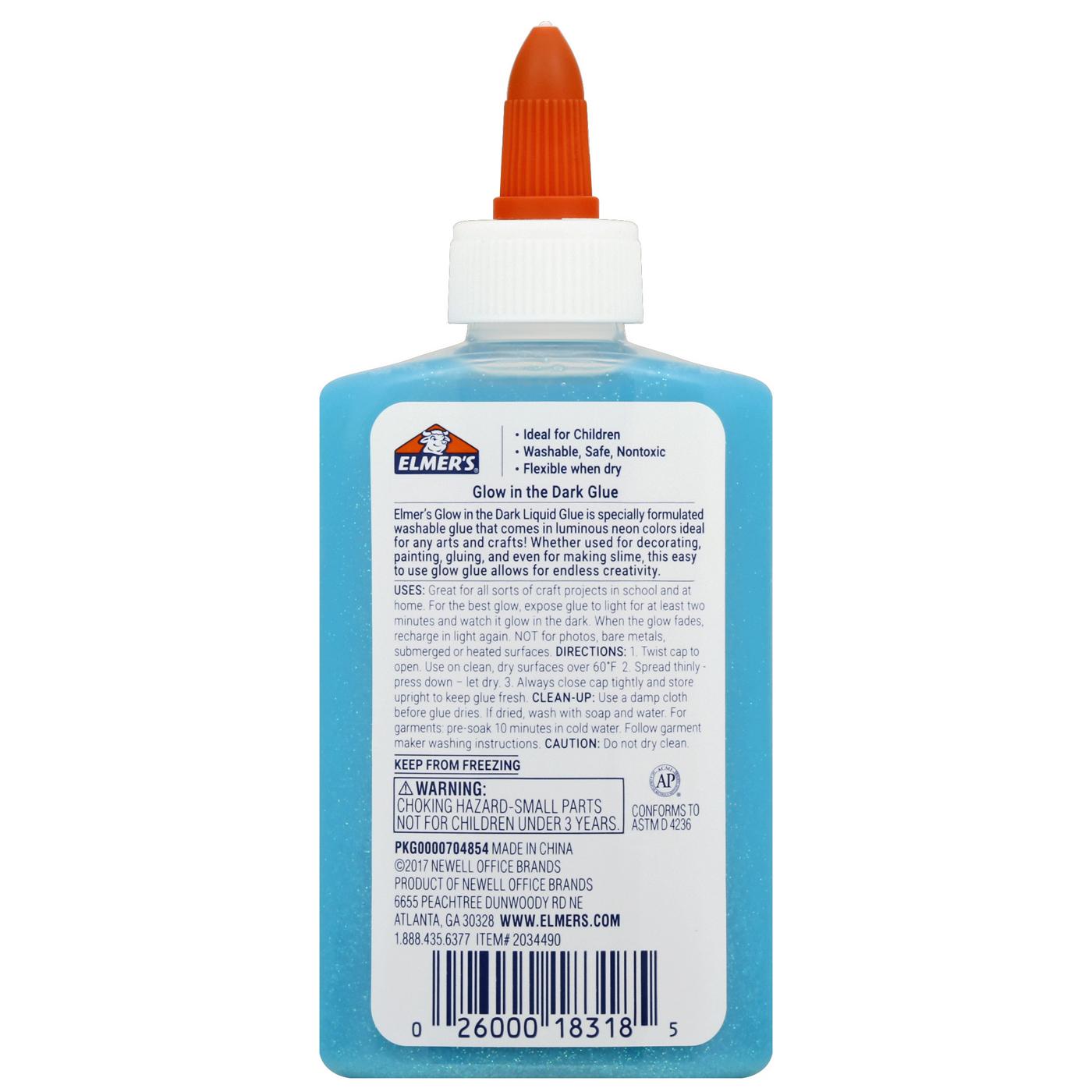 Elmer's Glow In The Dark Liquid Glue - Blue; image 2 of 2