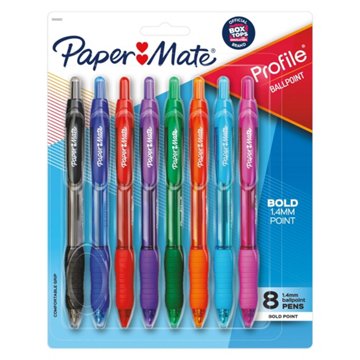 Paper Mate Inkjoy Retractable 1.4mm Ballpoint Pen - Assorted Ink
