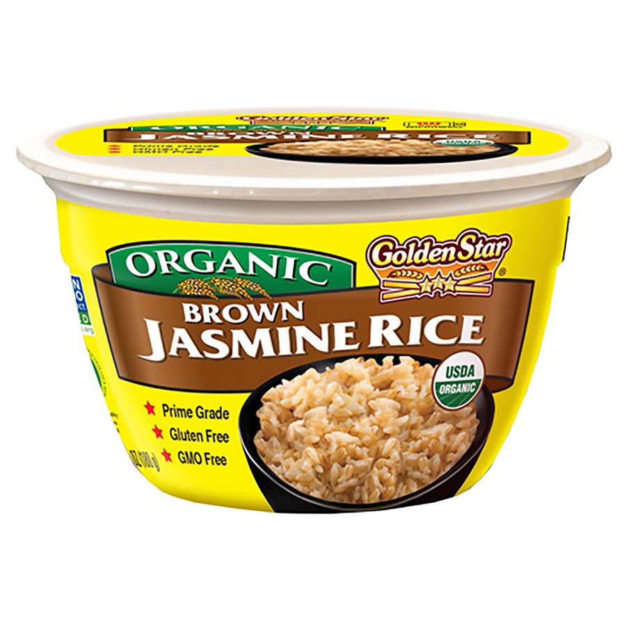 Golden Star Organic Brown Jasmine Rice Bowl - Shop Rice & grains at H-E-B