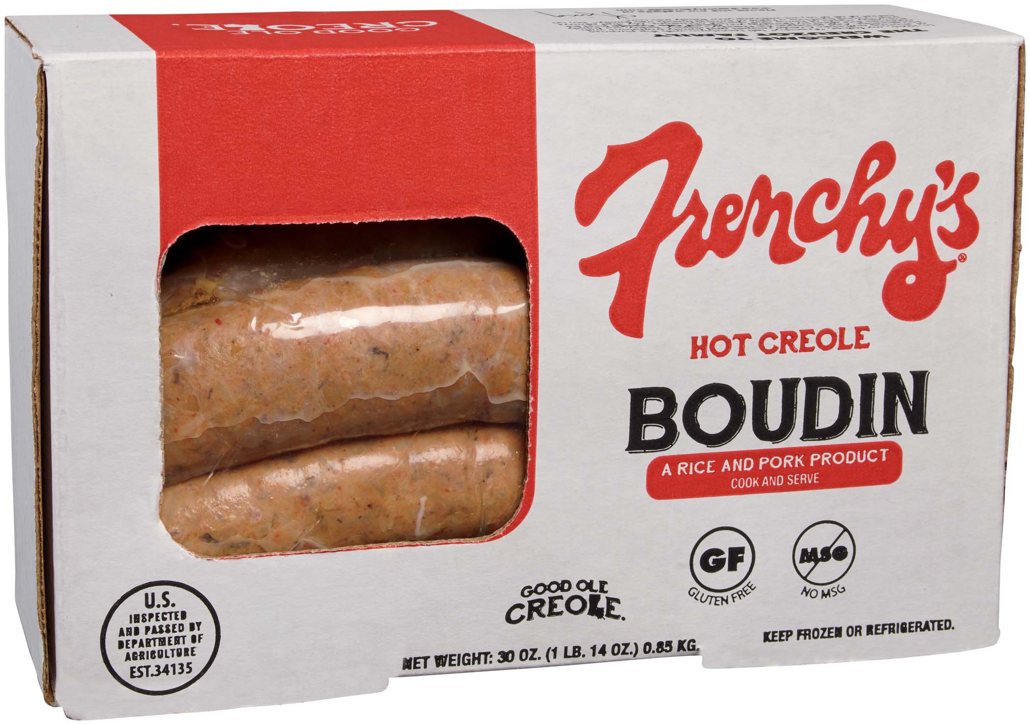 Frenchy's Hot Creole Boudin Shop Sausage at HEB
