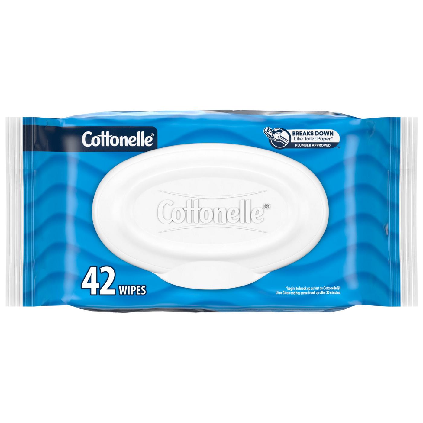 Cottonelle Fresh Care Flushable Wet Wipes; image 1 of 4