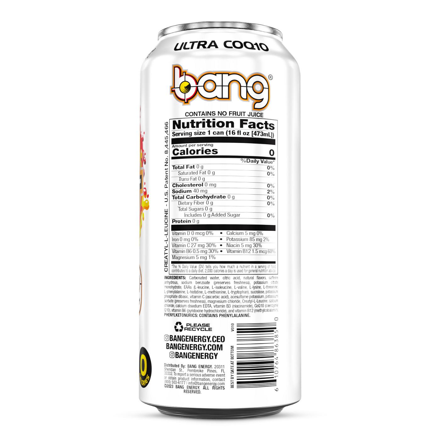 Bang Energy Drink - Citrus Twist; image 2 of 3