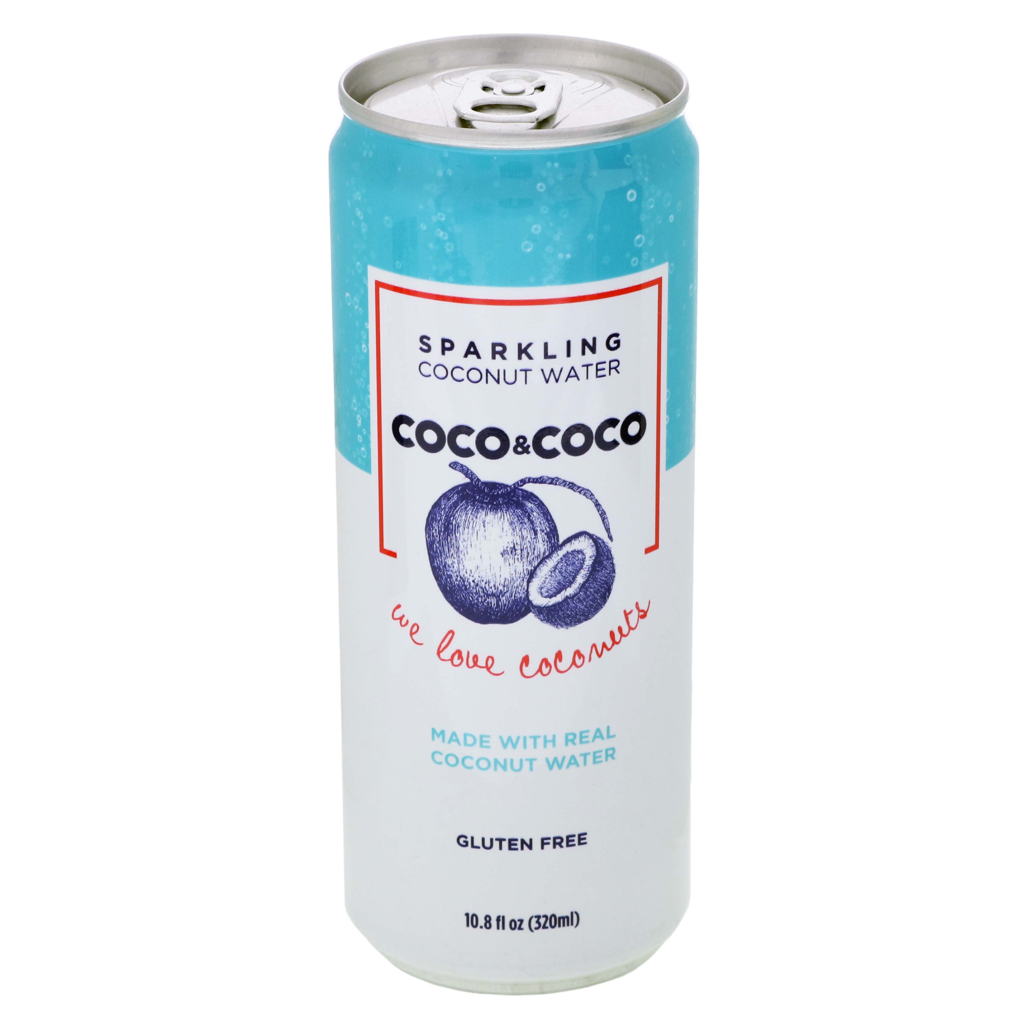 Coco & Coco Sparkling Coconut Water - Shop Coconut Water At H-E-B