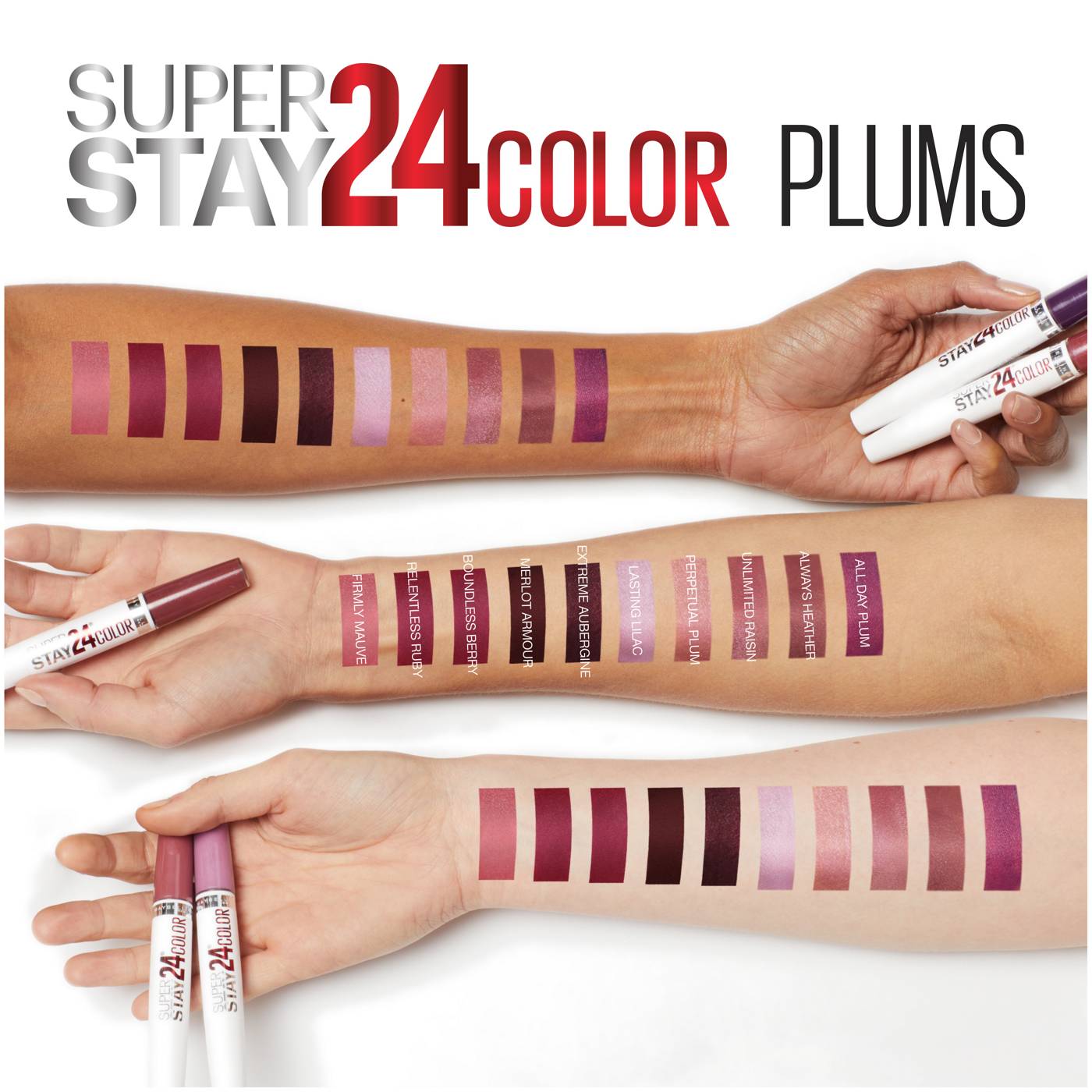 Maybelline Super Stay 24 2 Step Liquid Lipstick Relentless Ruby Shop Lipstick At H E B 