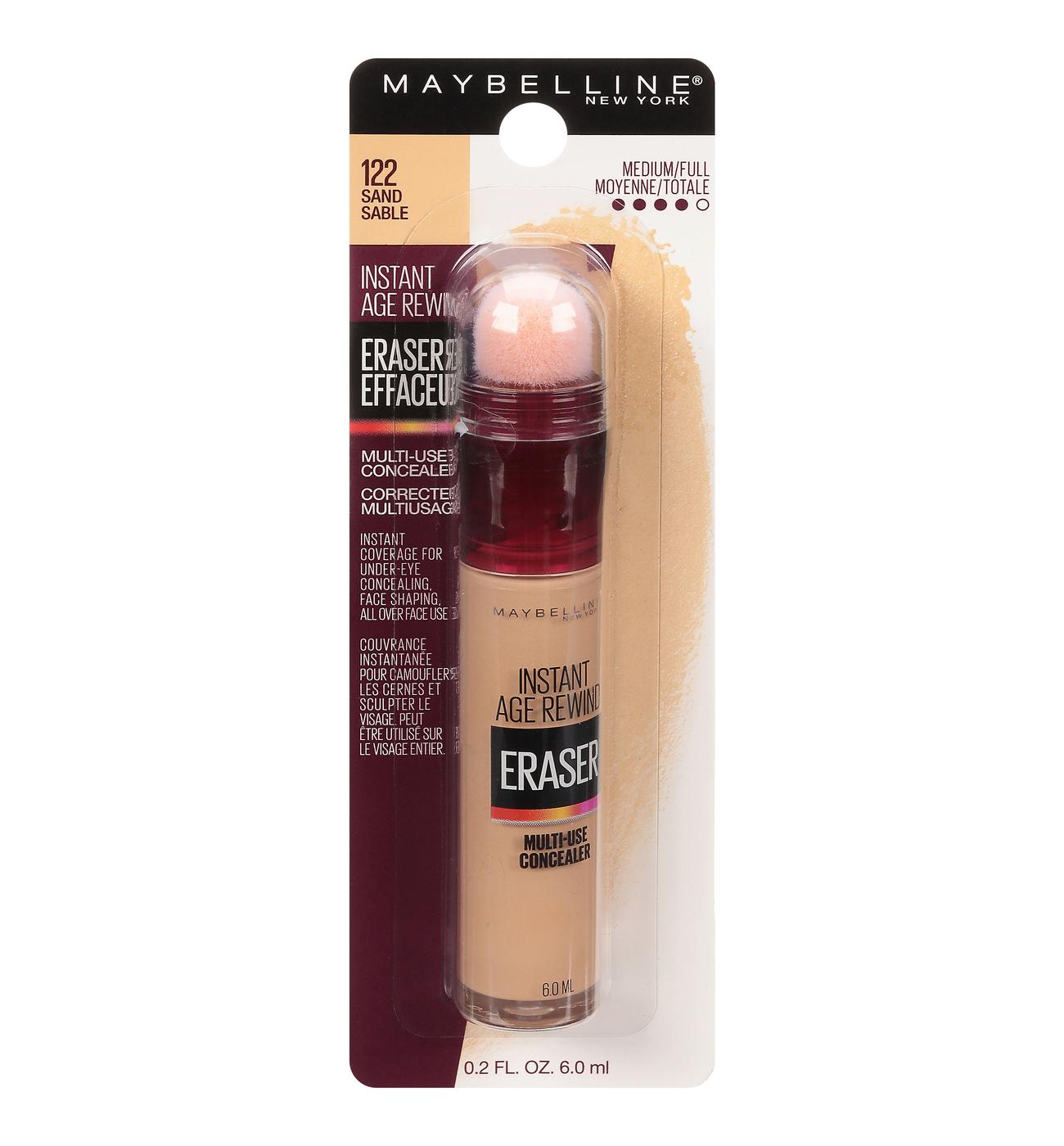 Maybelline Instant Age Rewind Eraser Multi-Use Concealer - 122 Sand; image 1 of 3