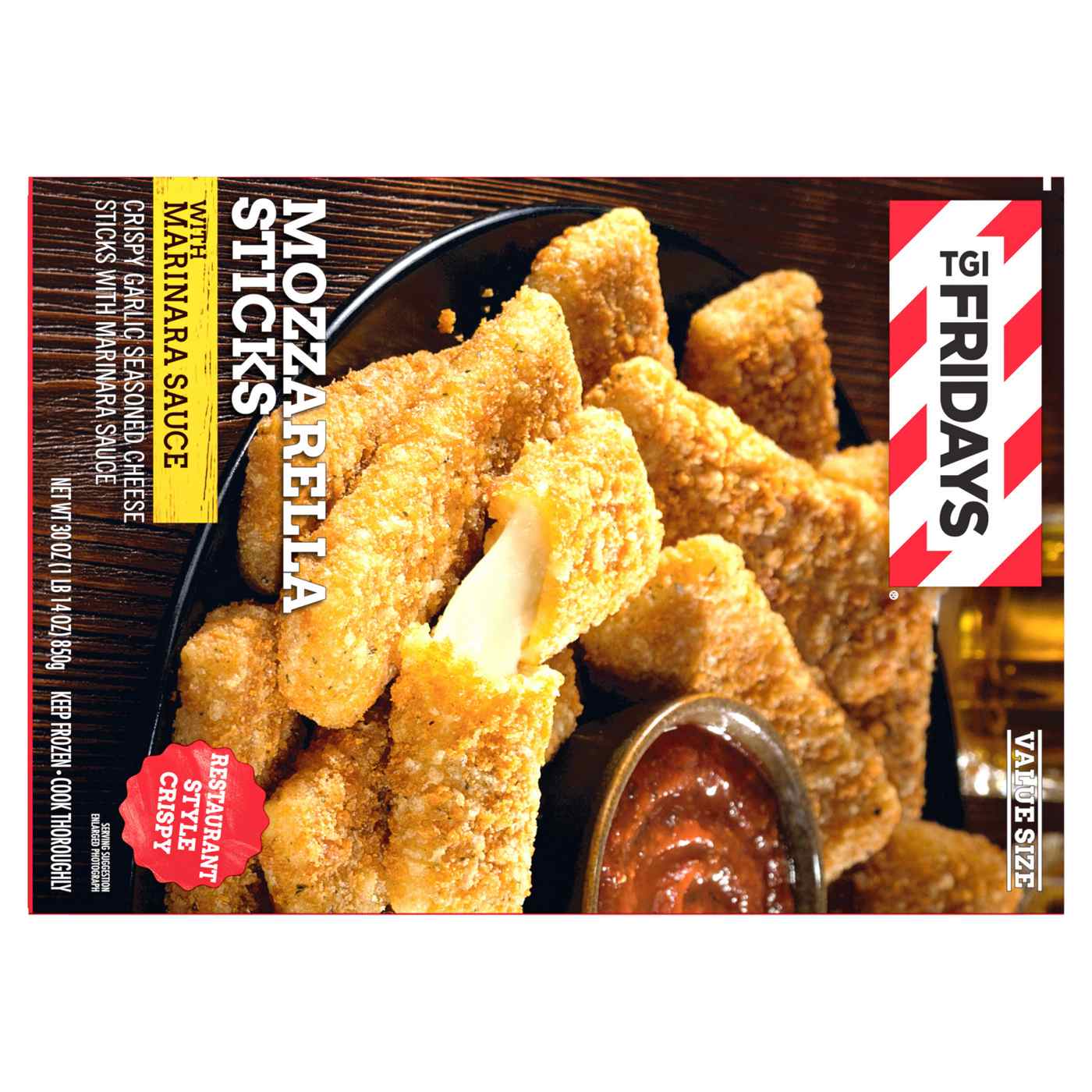 TGIF Frozen Mozzarella Sticks with Marinara Sauce; image 4 of 5