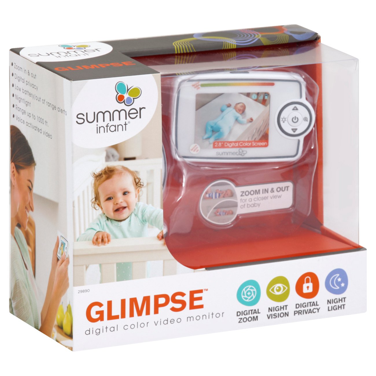 summer infant glimpse digital color video monitor