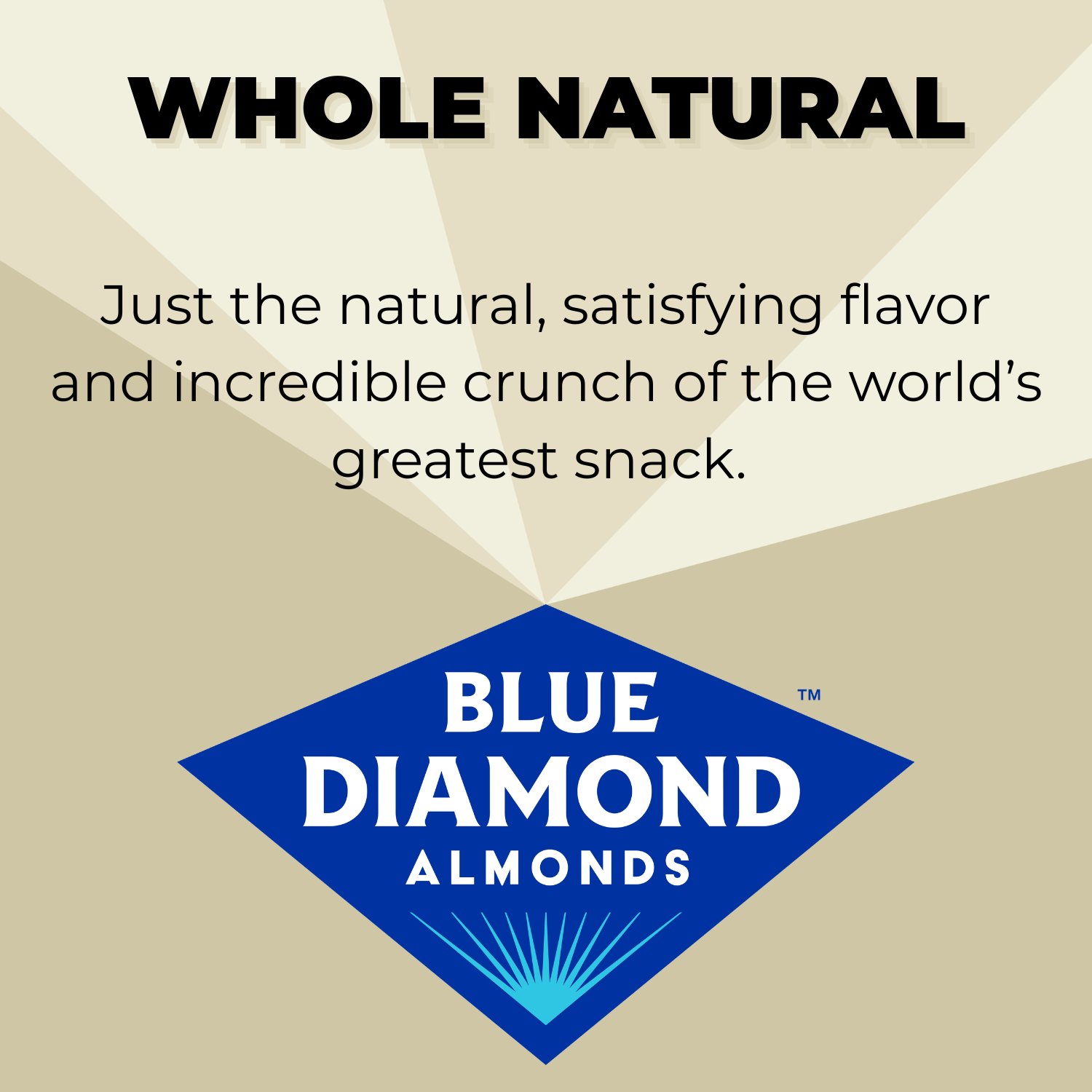 Blue Diamond Almonds Raw Whole Natural – 40oz Bag, Fat-Free, USA Grown