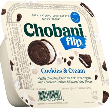 Chobani Flip Low-Fat Cookies & Cream Greek Yogurt